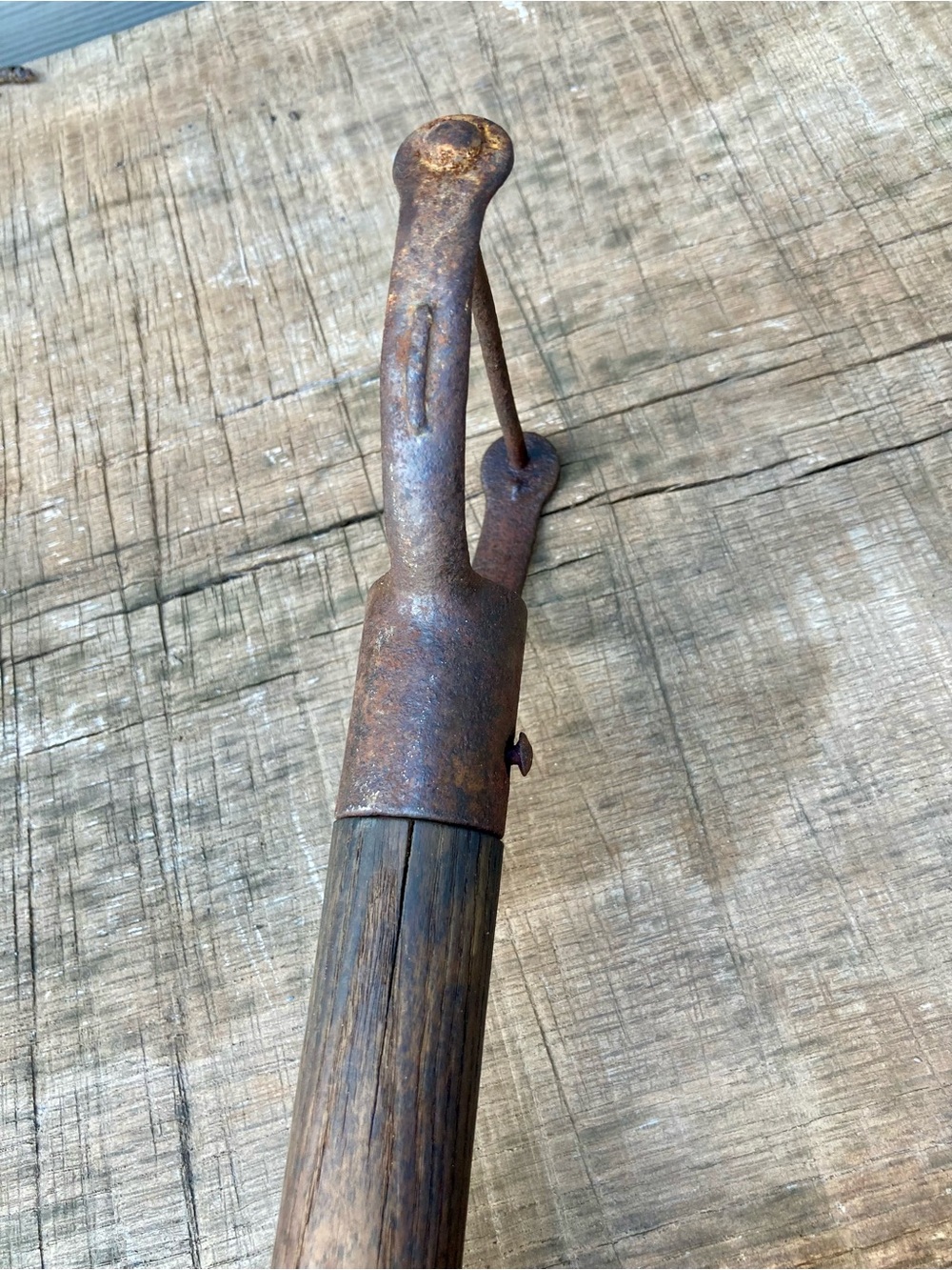Ely’s Dandy Hay Knife Metal and Wood Early 1900s Garden Tool Rustic Decor - Picture 13 of 16